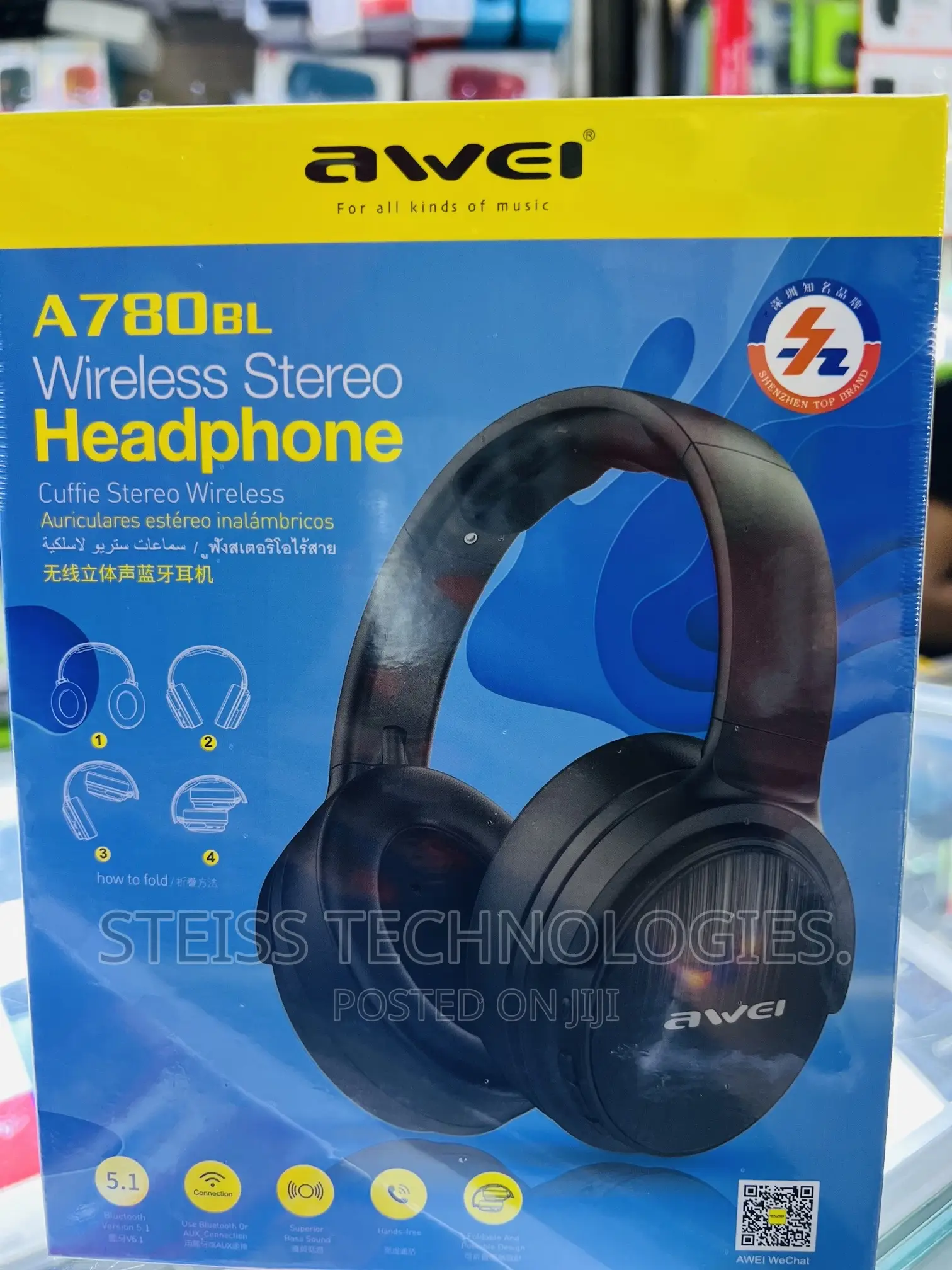Awei A780bl -Wireless Headphones