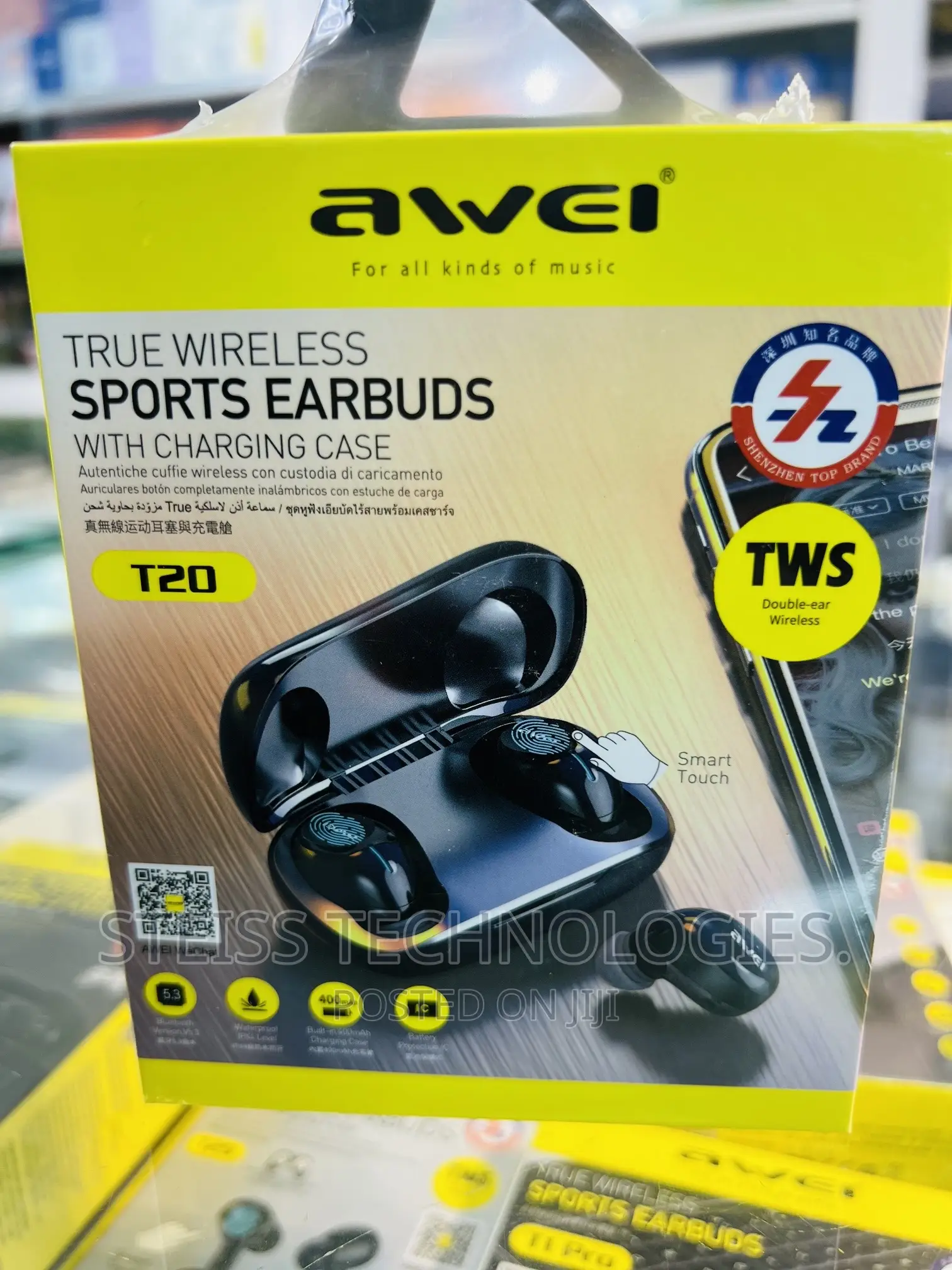 Awei T20 Wireless Earbuds.