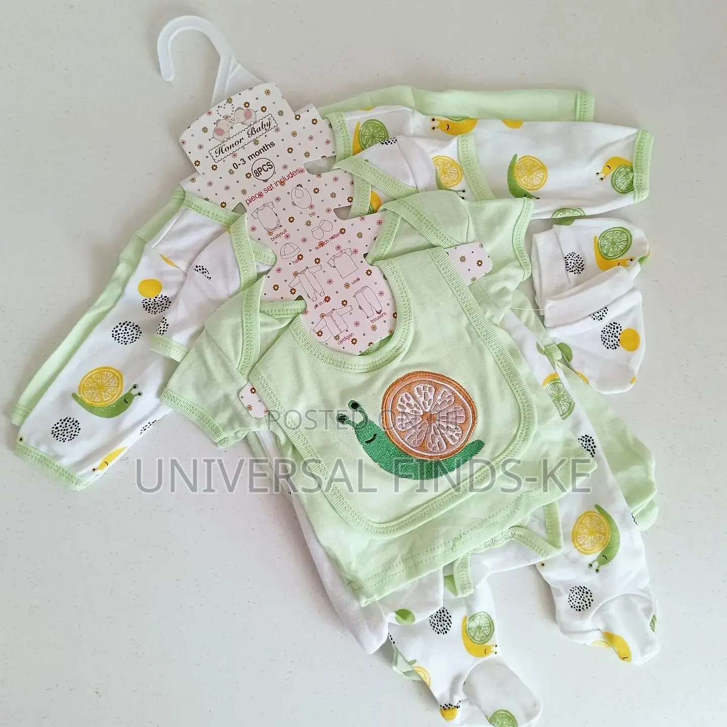 Newborn 8pcs Cotton Receiving Set