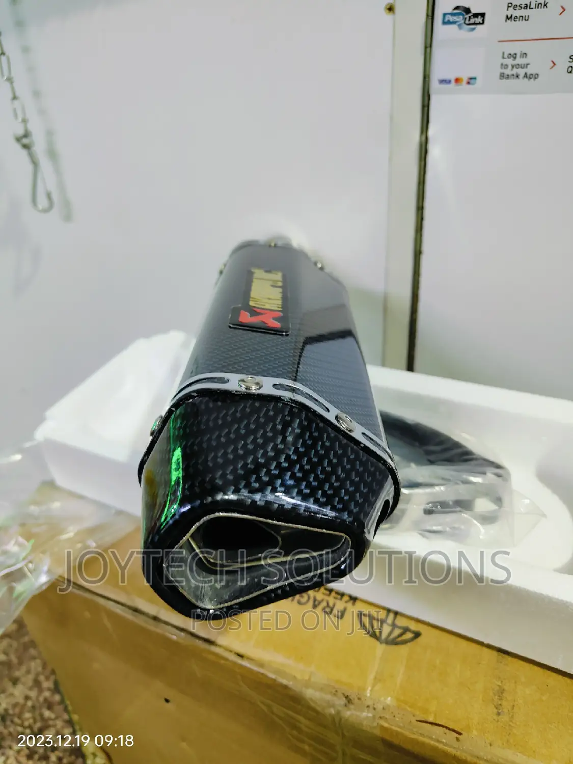 Motorcycle Exhaust Muffler System.