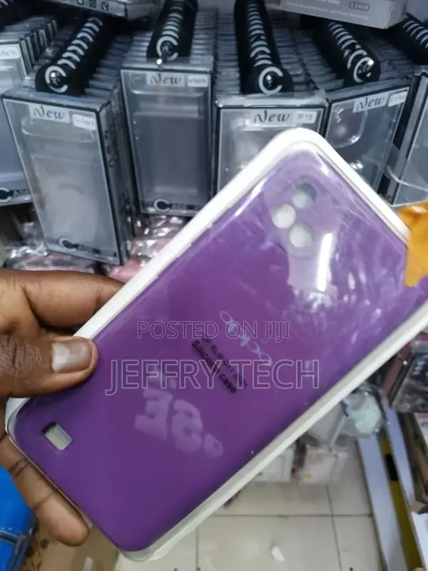 Purple Silicone Back Cover for Realme C11