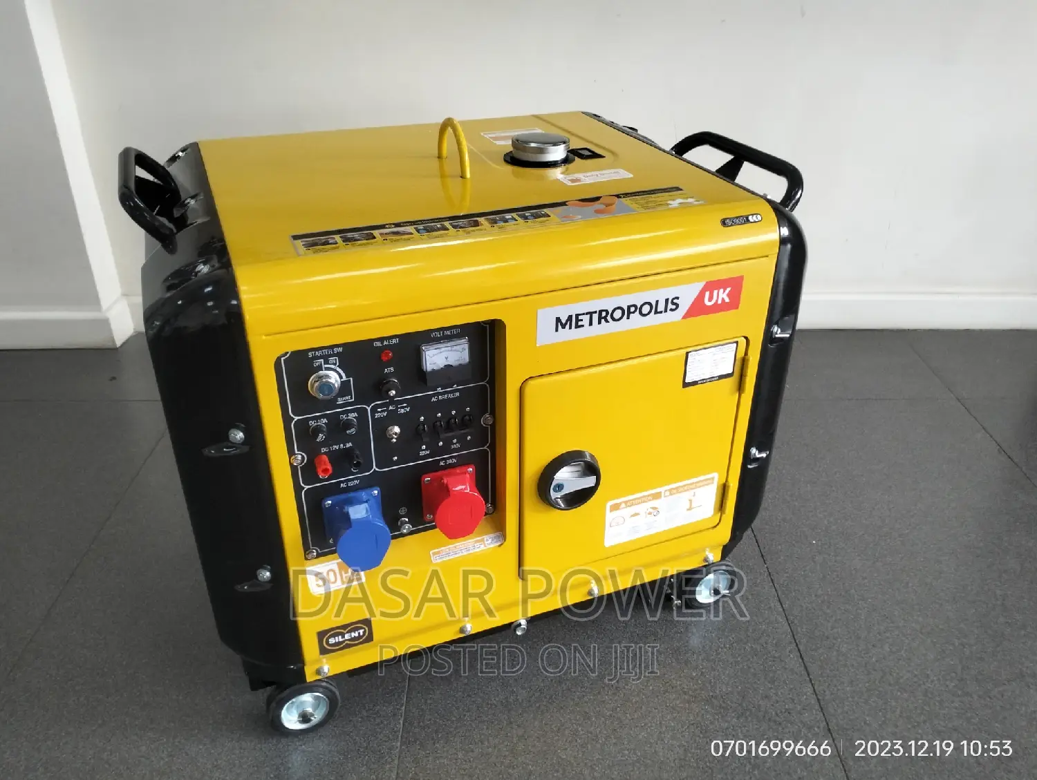 Metropolis Uk Portable Generator.