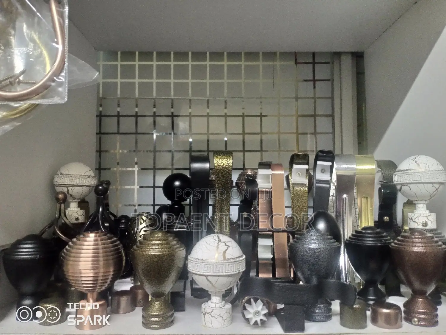 WALL Brackets and Jua Kali Curtain Rods