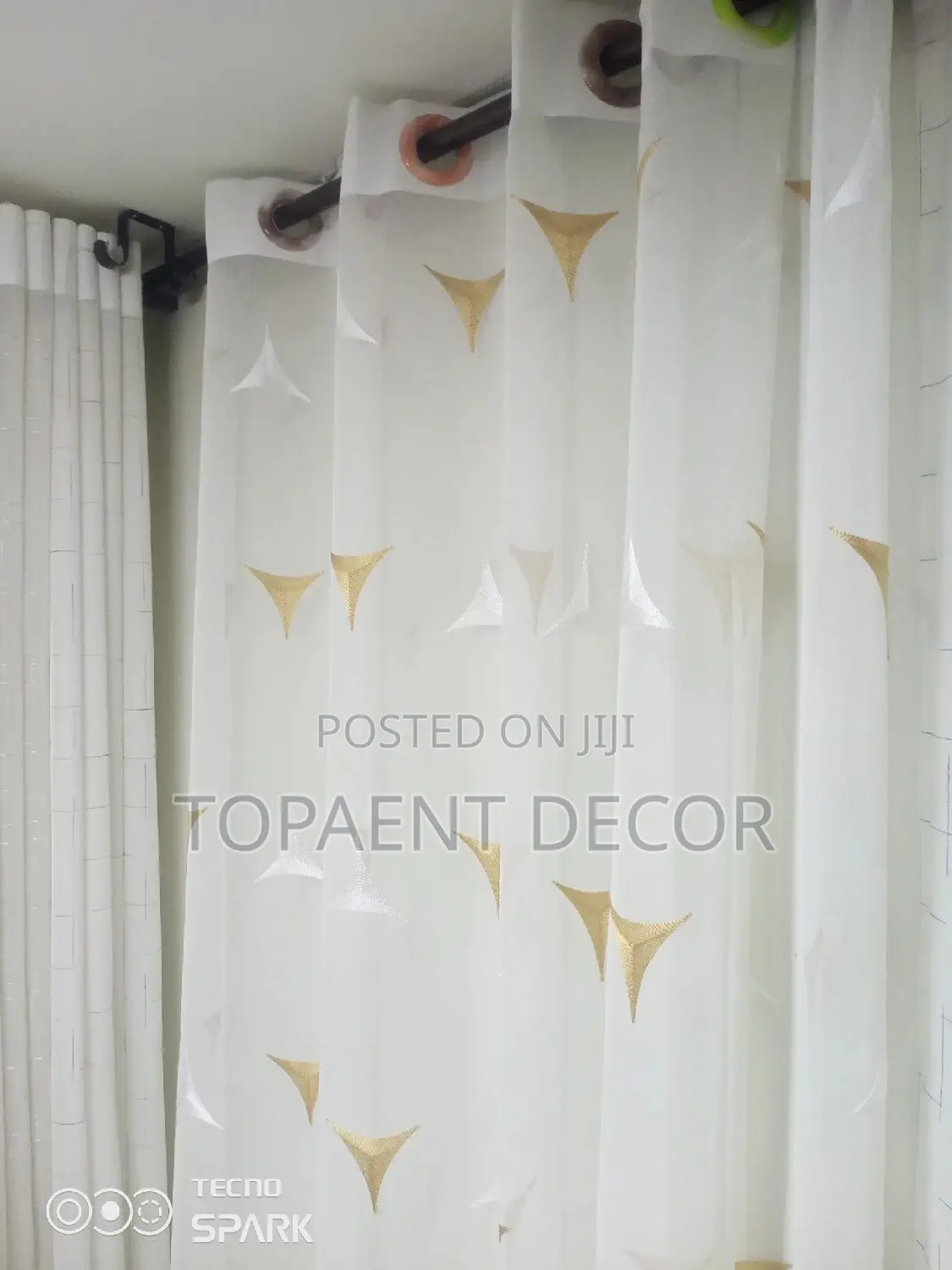 White and Gold Sheers White and Gold Sheers
