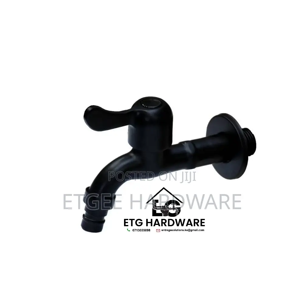 Wall Tap Black 1⁄4 Turn