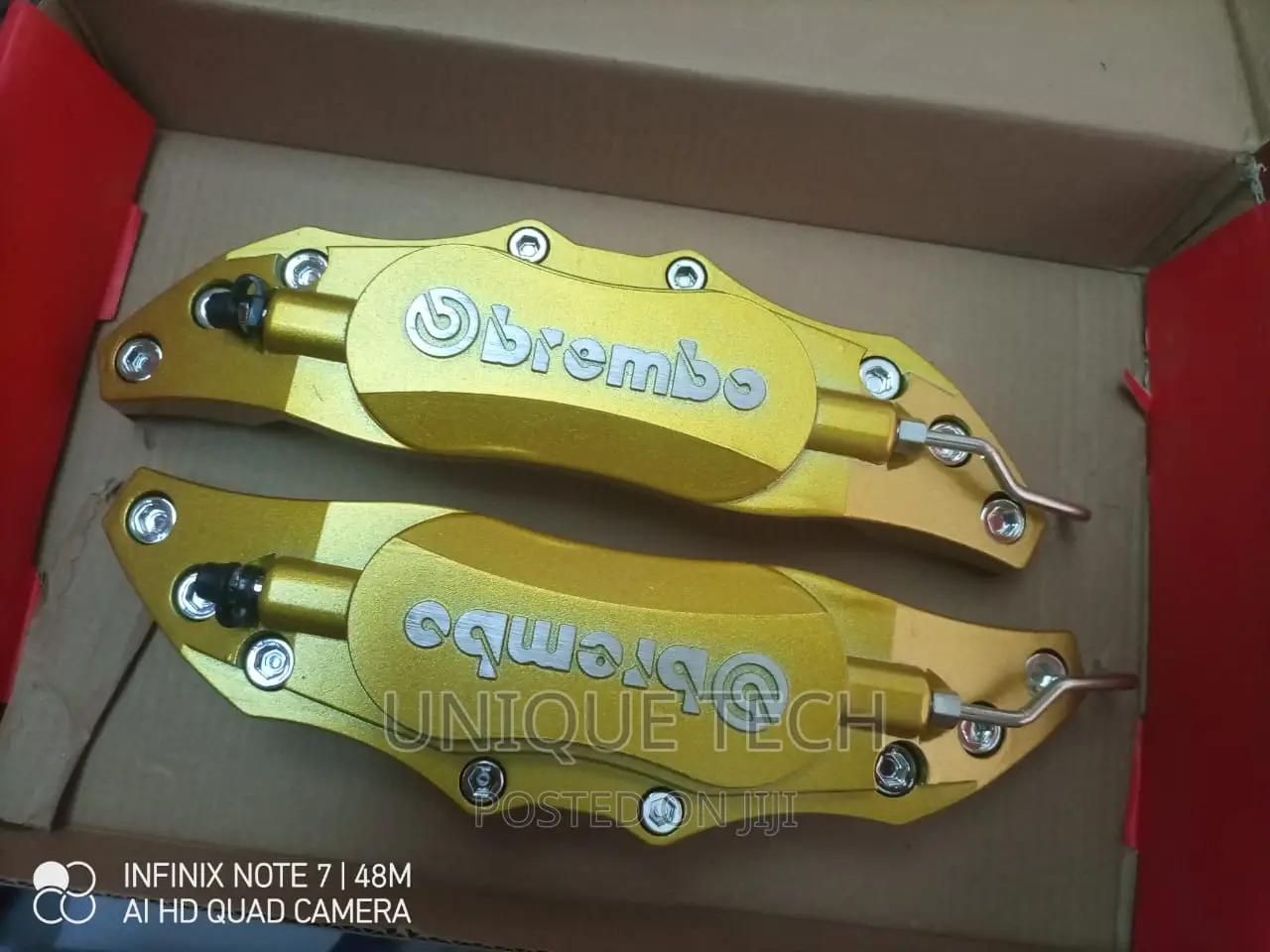 Universal Car Brembo Brake Calipers Cover - GOLD