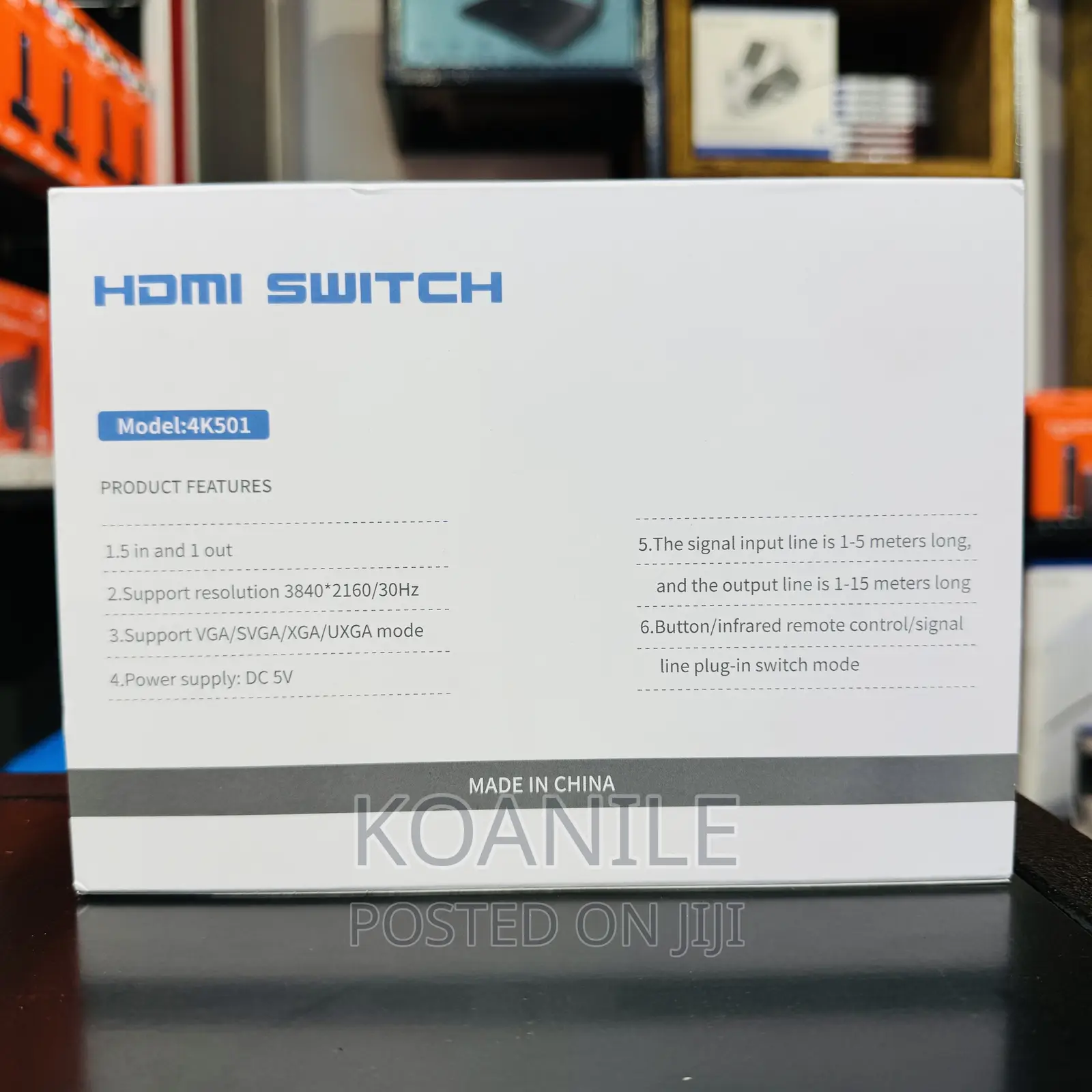 5 Port HDMI Switch (Hdmi Switcher)