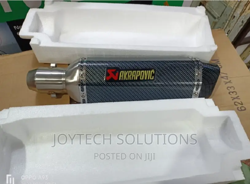 Motorcycle Exhaust Bike Powerful Black Original Akrapovic