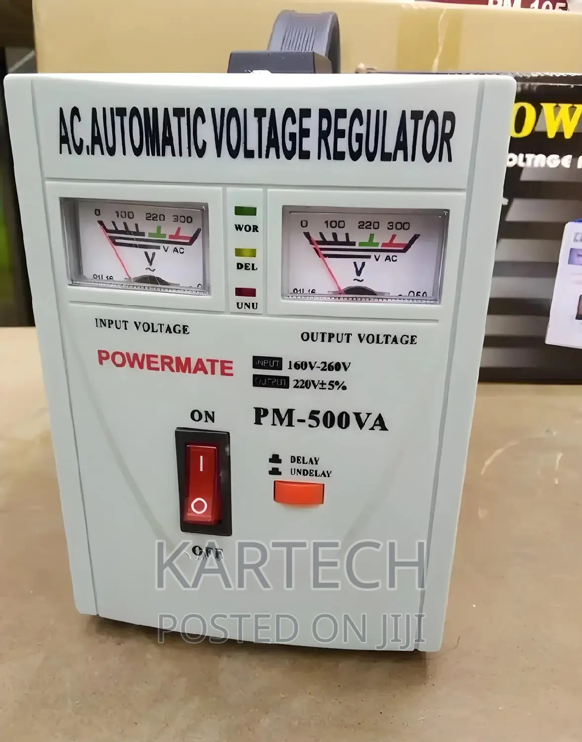Powermate Ac Automatic Voltage Regulator 0.5.Kva Pm-500va