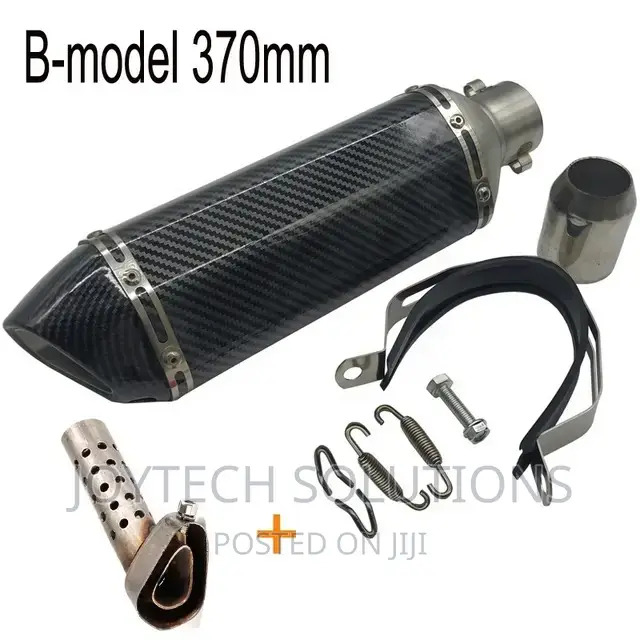 Carbon Fibre Motorcycle Exhaust Pipe. Installed Db Killer