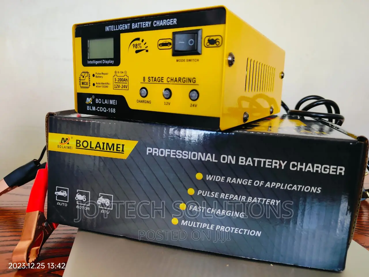 Battery Charger 12/24v Auto Select