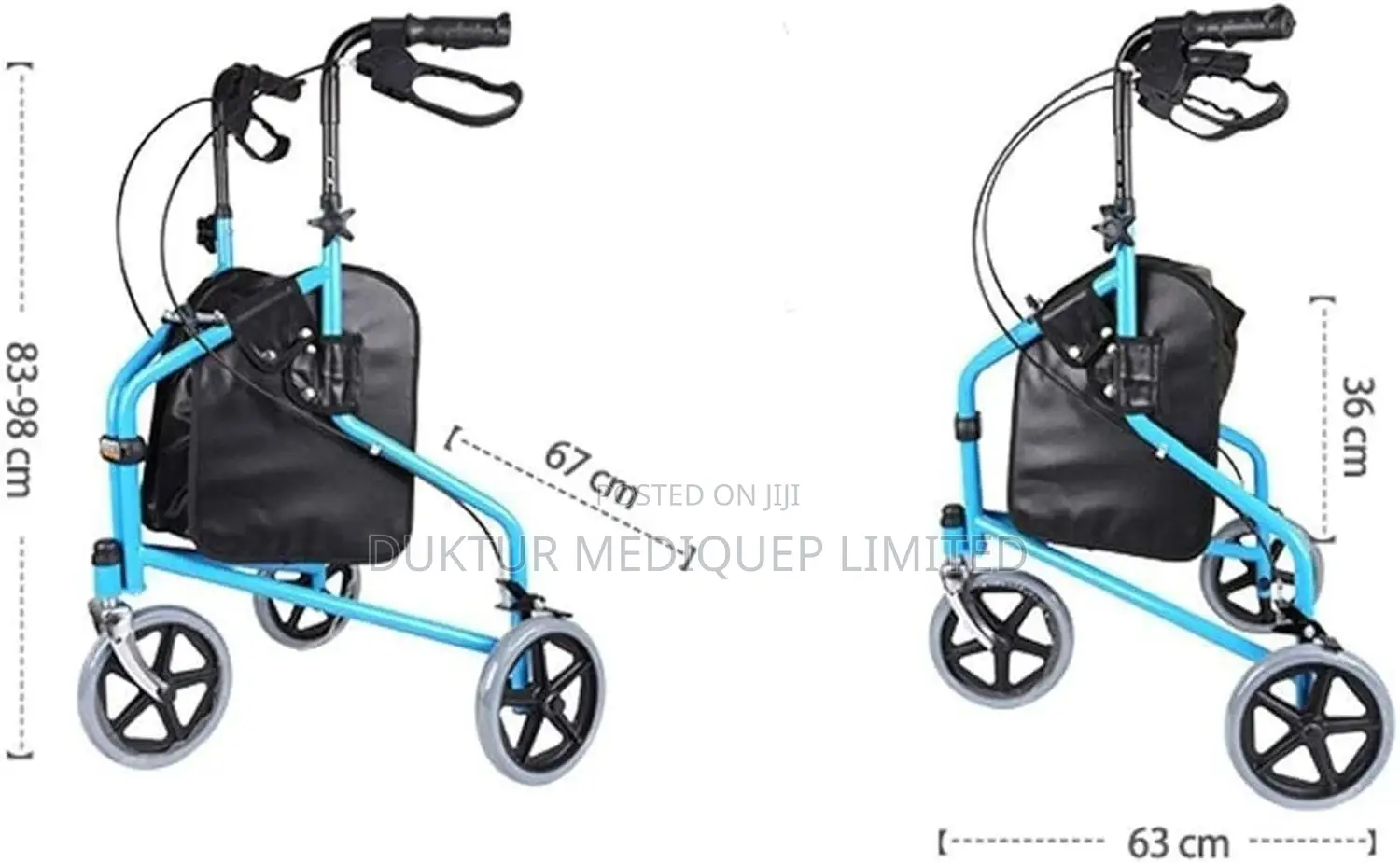 Rollator 3 Wheel With Carrier