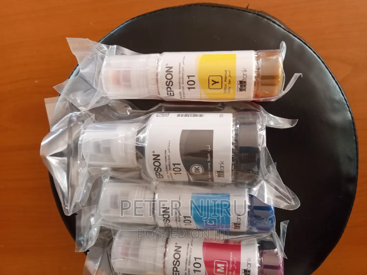 EPSON L6290 Inks 101 Black Magenta Cyan Yellow ORIGINAL