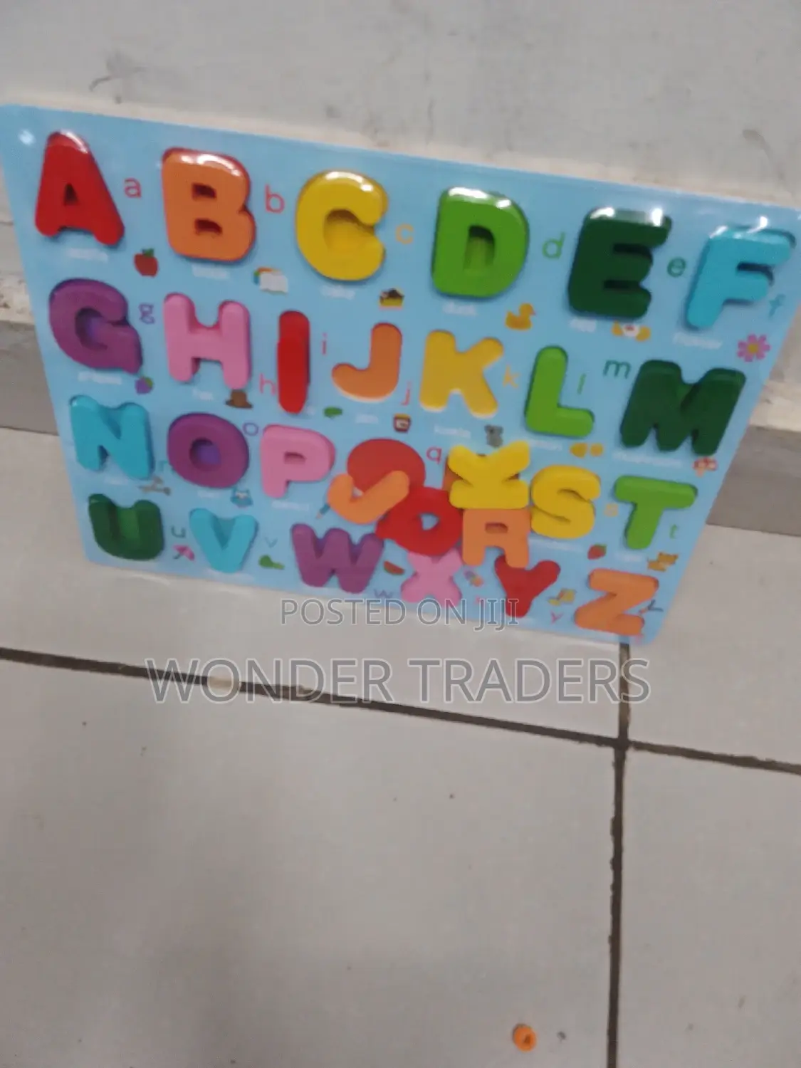 Wooden Learning Letters Board