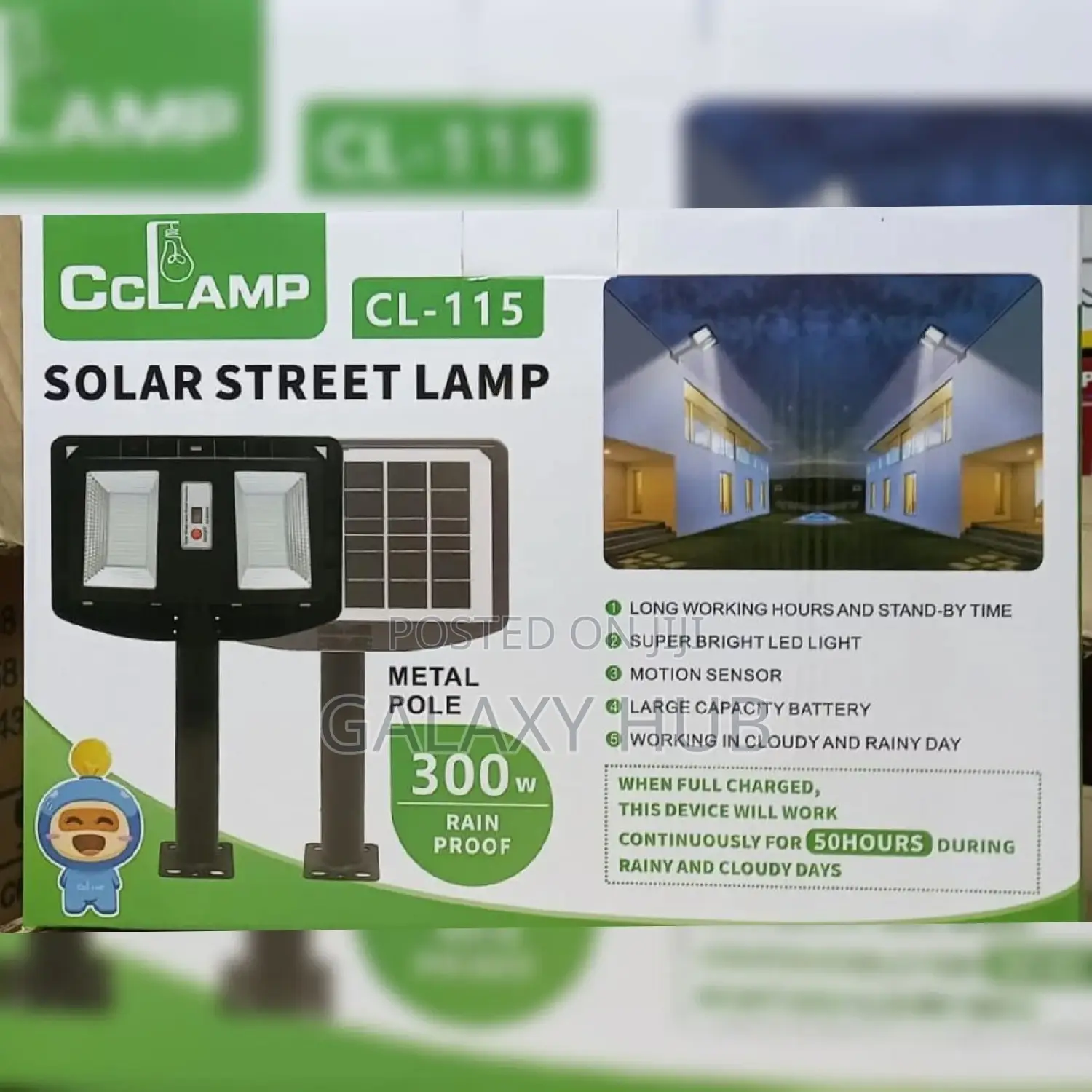 Street Light, 300 Watts Solar Street Light