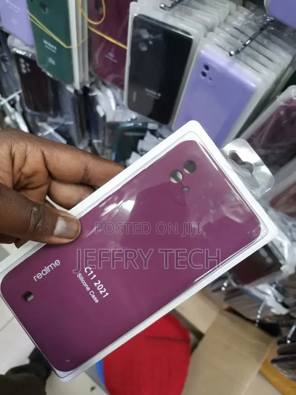 Realme C11 Case Square Silicone Phone Cover