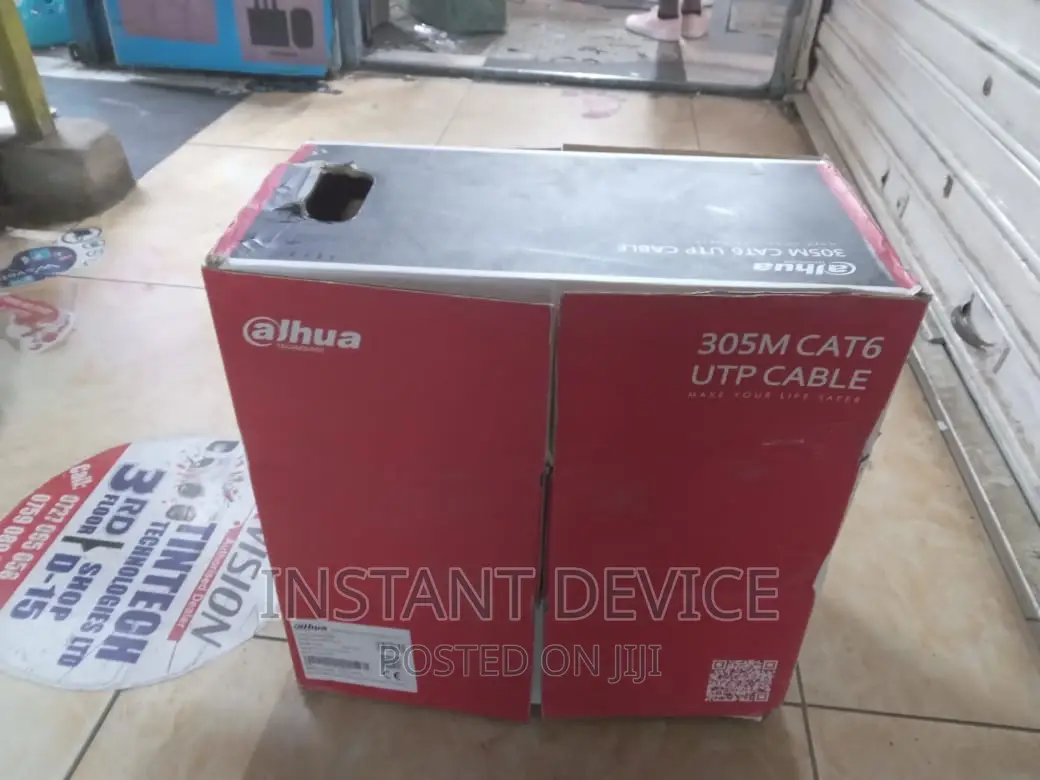 Dahua CCTV Cat6 100% Full Copper Cable