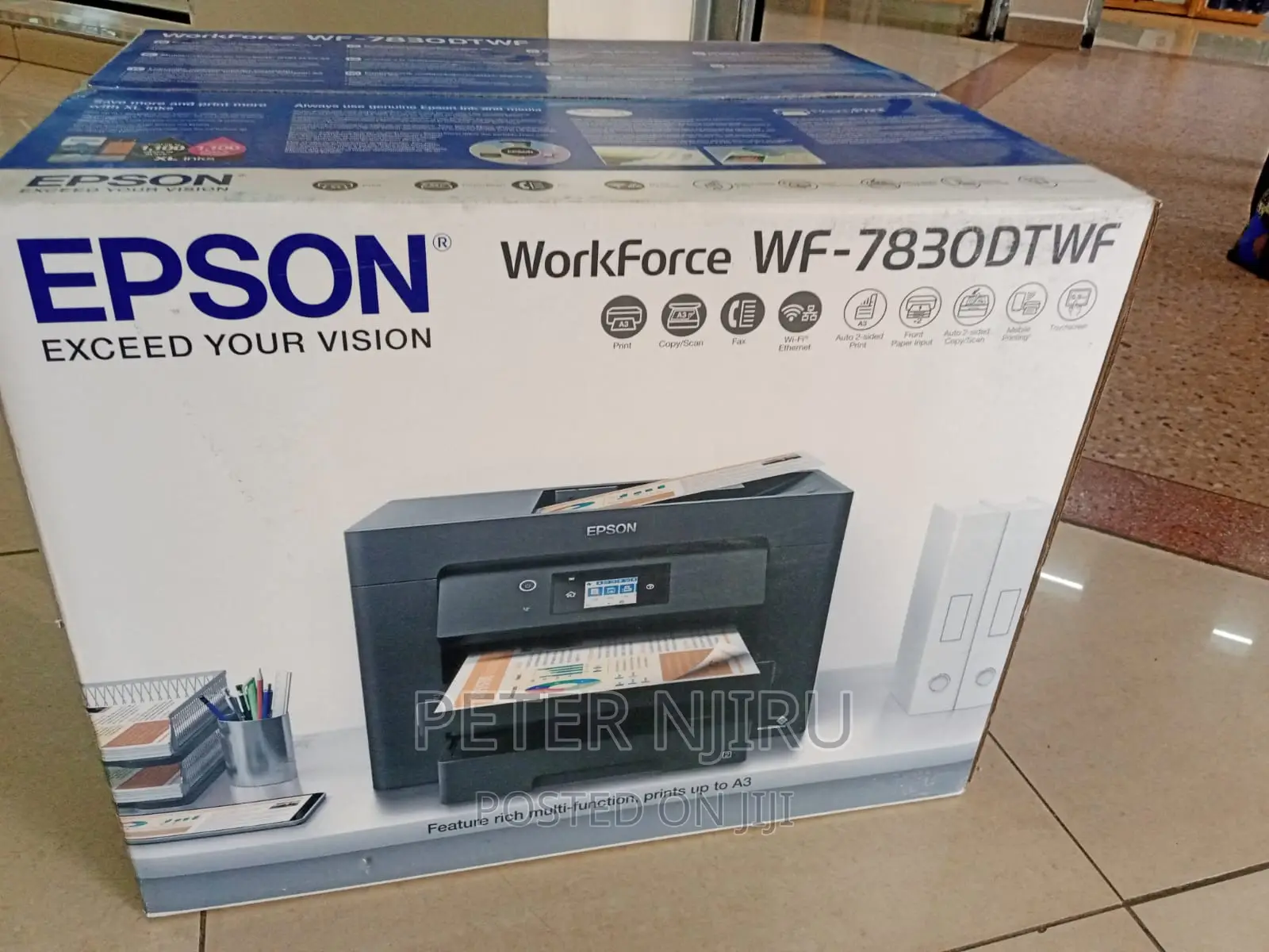 Epson Workforce Multifunction Printer - Colour WF-7830DTWF