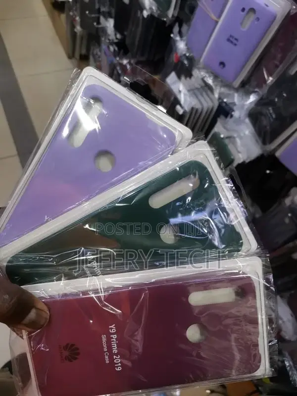 Huawei Y9 Prime 2019 Black Silicone Shockproof Phone Case, U