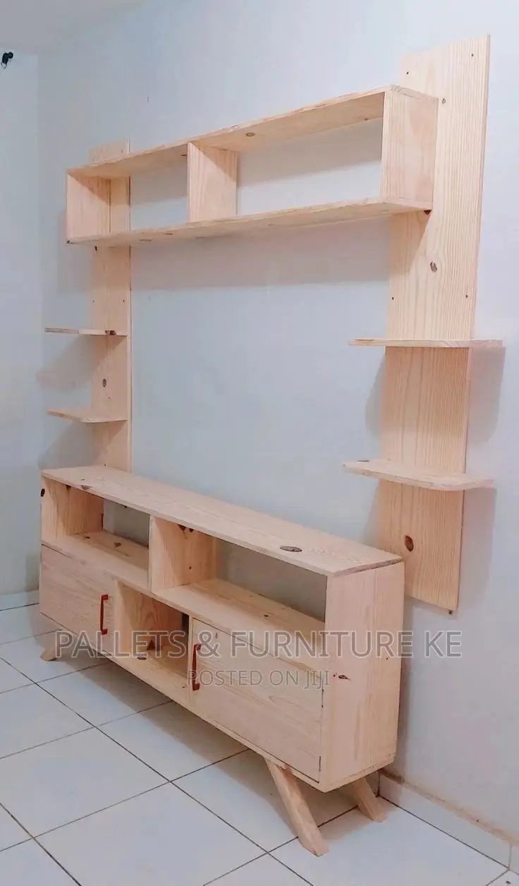 Wall Mounted Wooden Tv Stand