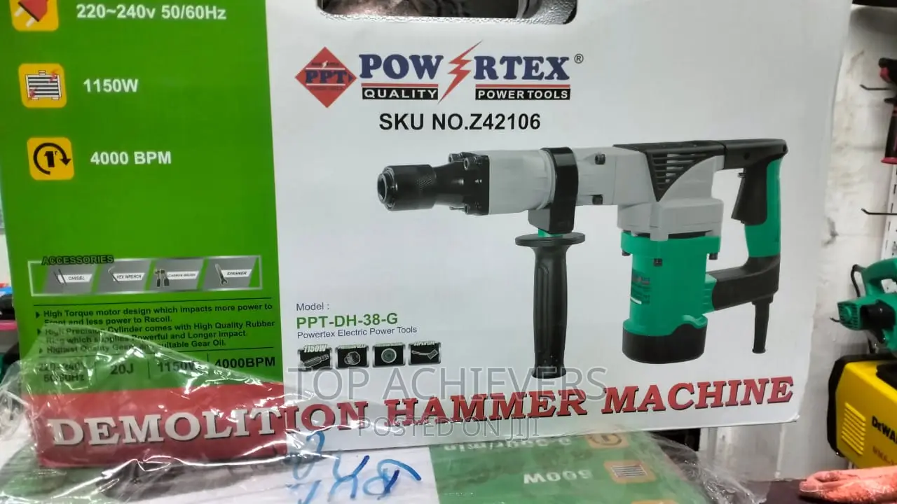 Powerful Demolition Hammer/Powertex Jack Hammer 1150w