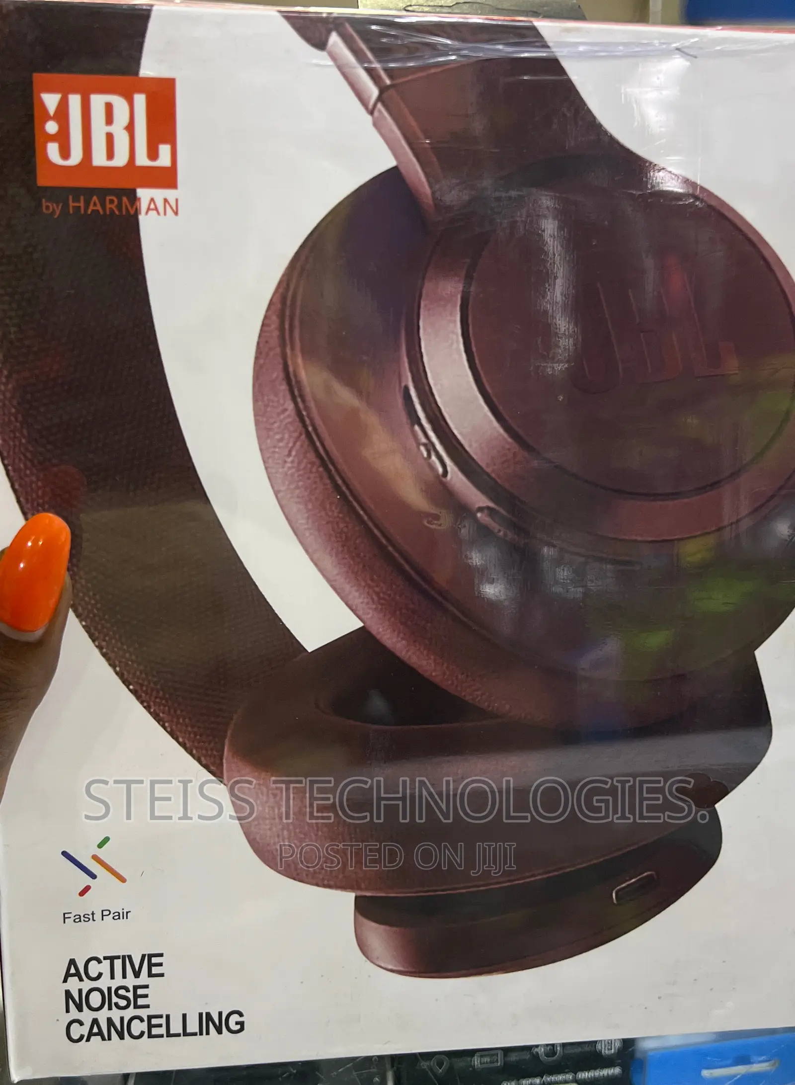 JBL Live-660 Red Wireless Headphones.
