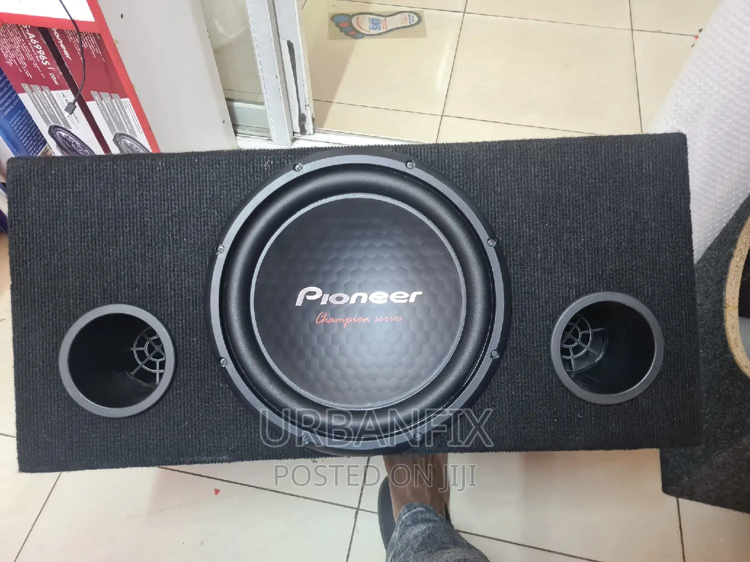 1600 Watts Pioneer Double Coil Subwoofer With MDF Cabinet
