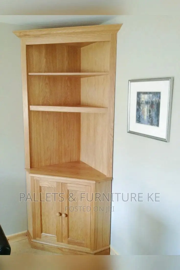 Wooden Corner Shelves