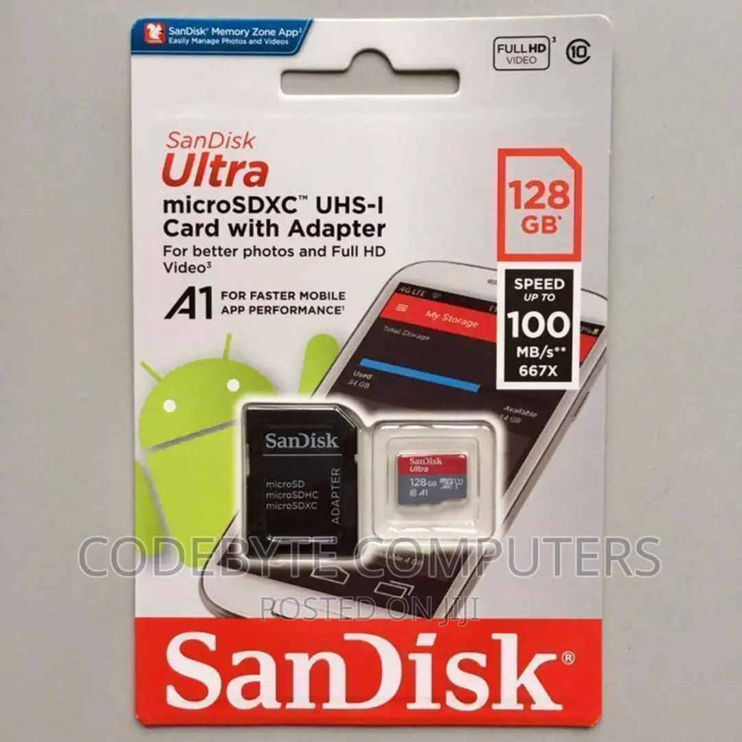Micro Sd Card 128gb Microsdxc Uhs-I