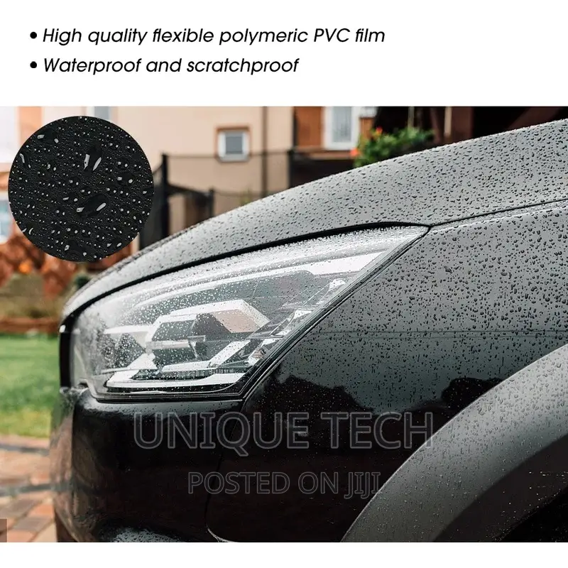 Gloss Black Car Wrapping Vinyl Sticker 1m X 1.5m