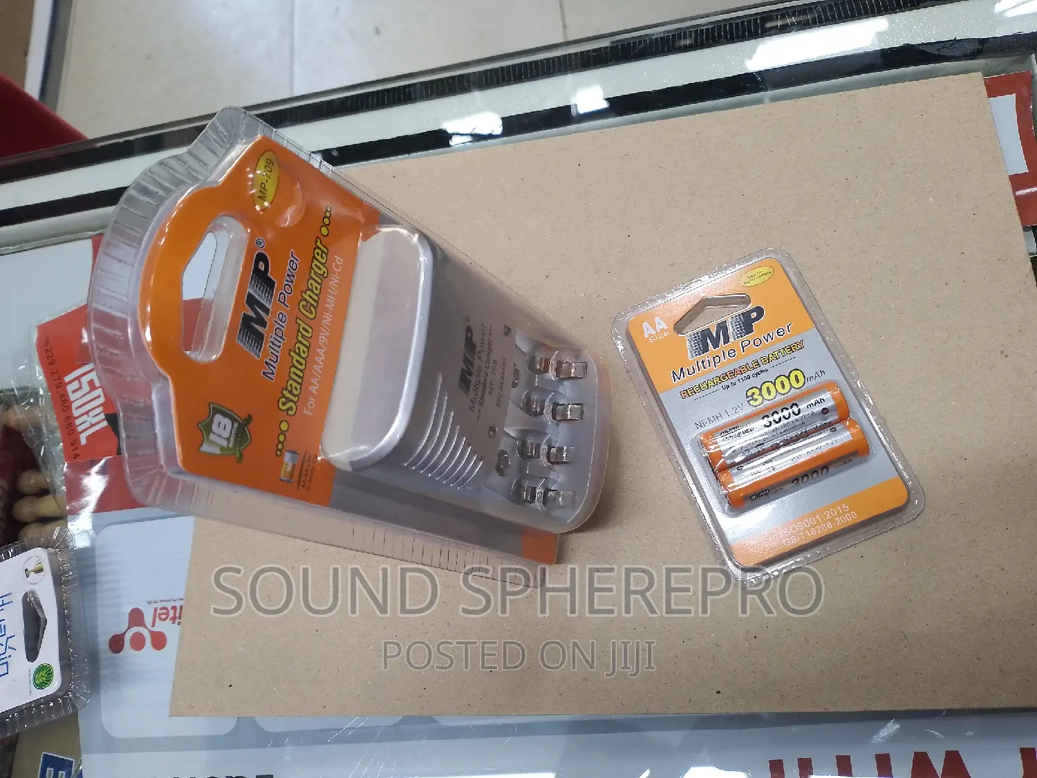 Charger Plus 1pair AA MP Rechargeable Batteries