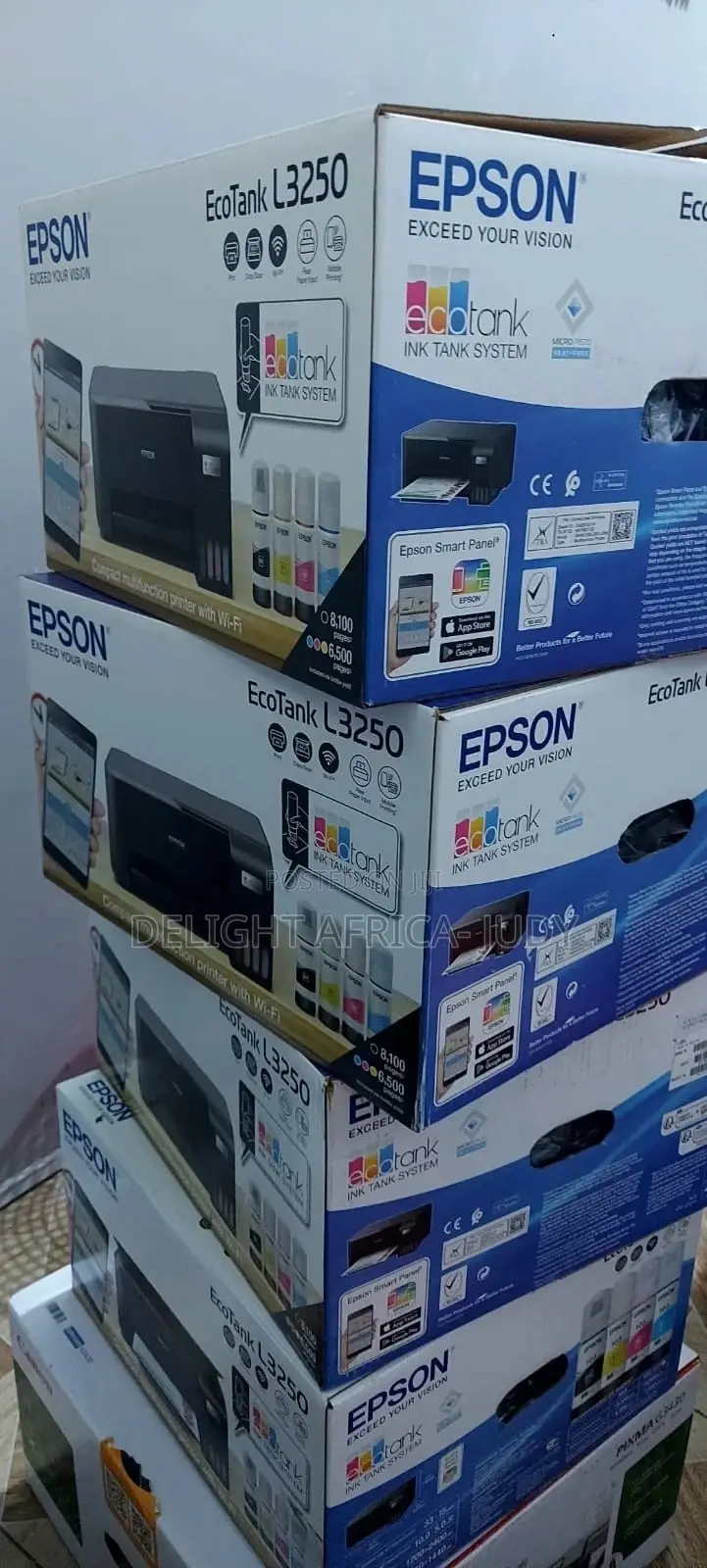 New Epson L3250 Print, Scan, Copy and 4 Color Printer