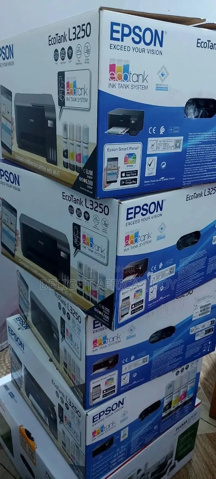 New Epson L3250 Print, Scan, Copy and 4 Color Printer