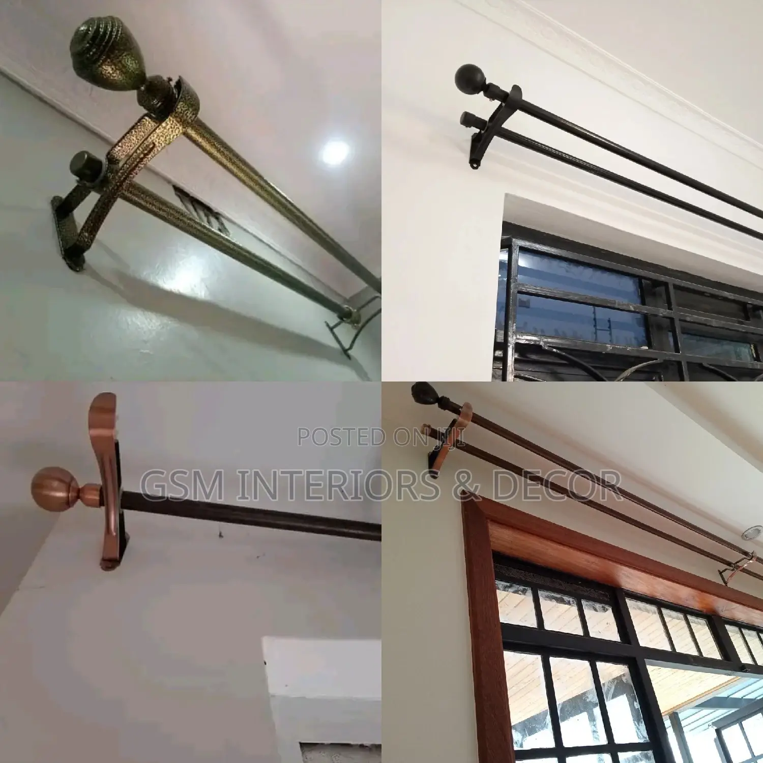 Jua Kali Rods Local Rods Powdered Curtain Rods Curtain Rods
