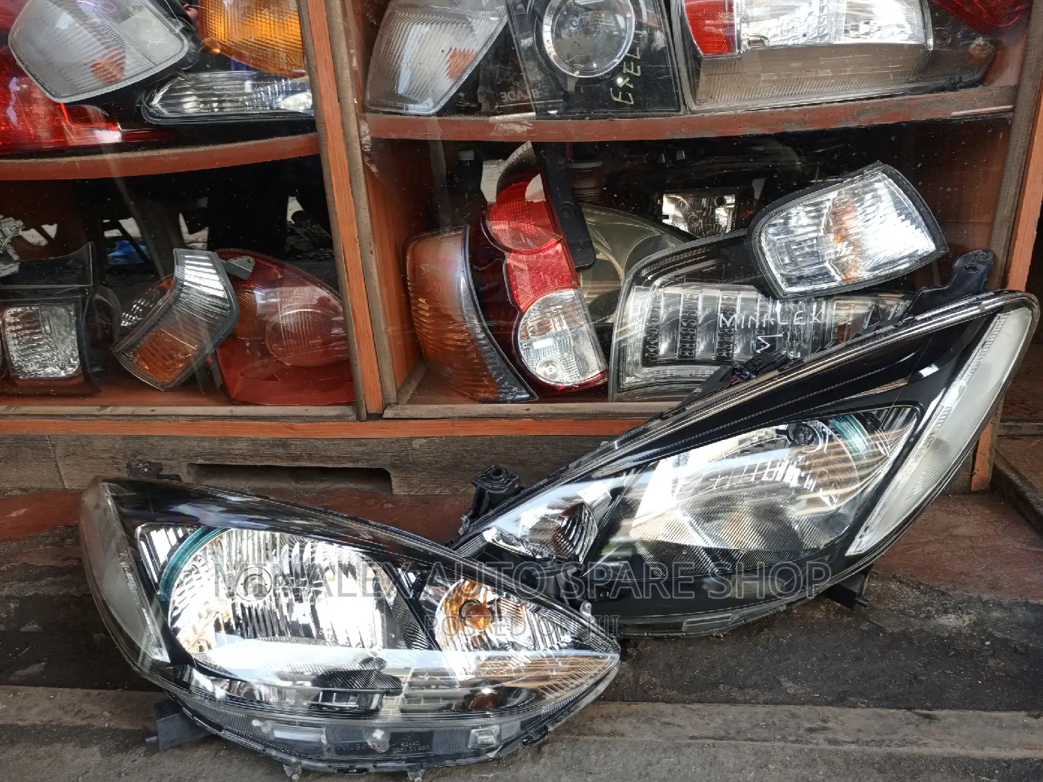 Headlights Mazda Demio Blue Shade Reflector
