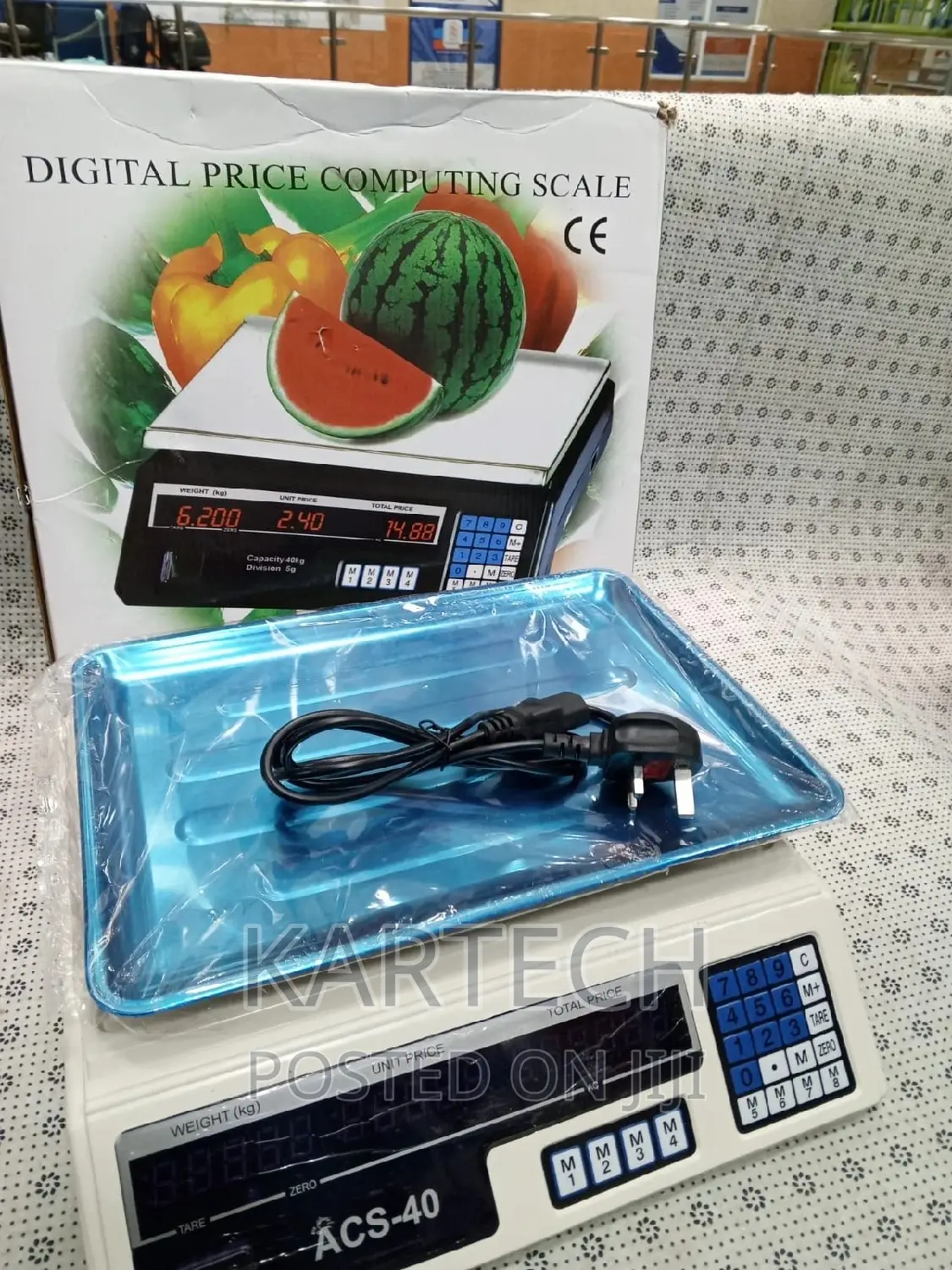 ACS-40 Digital Price Computing Scale Without Arm