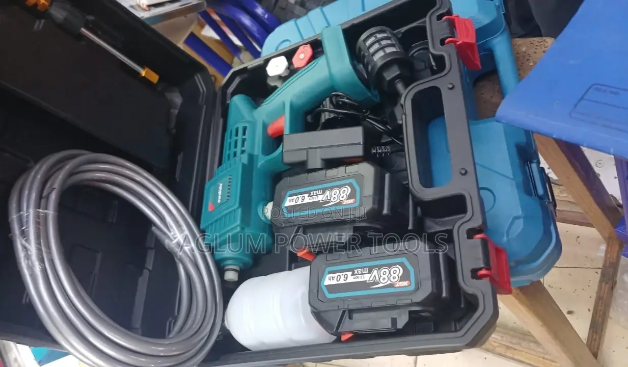 Cordless Car Wash Machine 88v With 6.0 AH Batteries