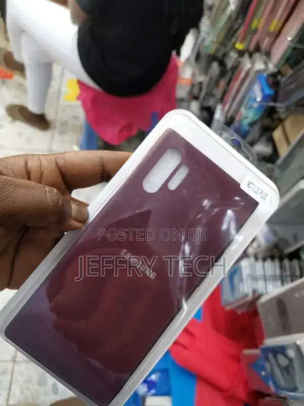 Samsung Galaxy Note 10 Plus Cover Maroon Frosted Glass Hard