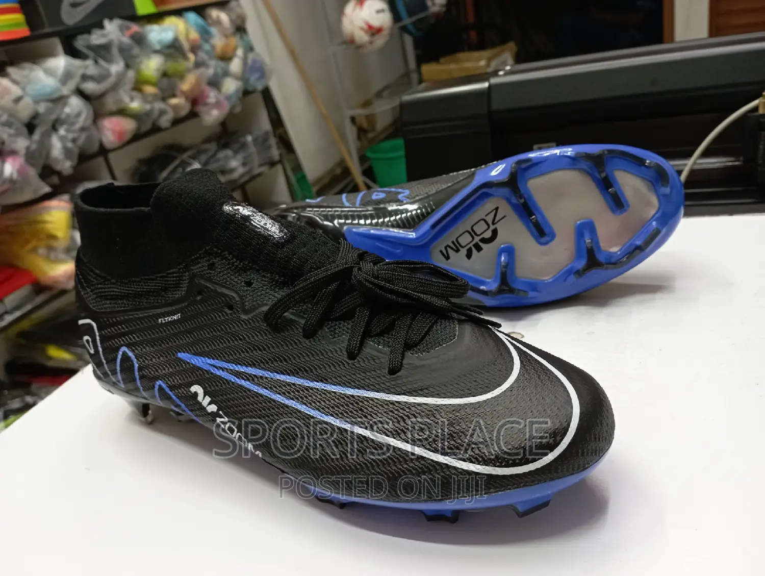 Black Nike Air Zoom Football Boots