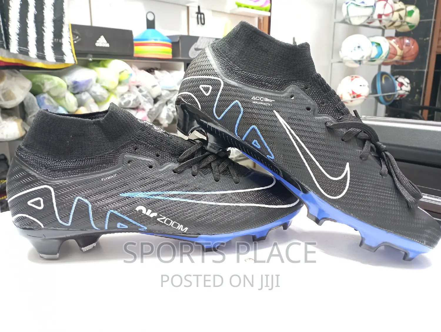 Black Nike Air Zoom Football Boots