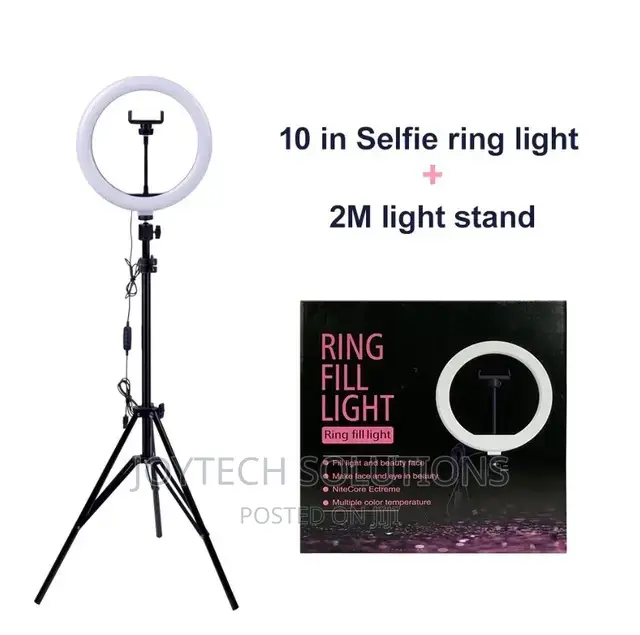 10 Inches Ringlight With 2.1 Tripod Stand