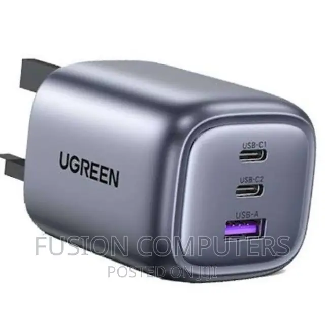 UGREEN USB-A+2*USB-C 65W Gan Tech Fast Charger – CD306