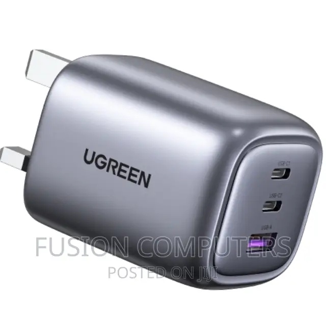 UGREEN USB-A+2*USB-C 65W Gan Tech Fast Charger – CD306
