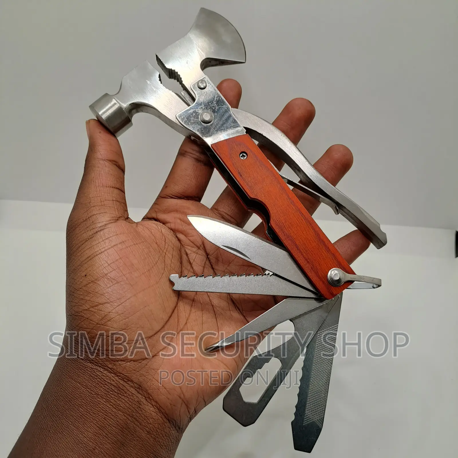 Hummer Axe Multipurpose Tool 15 in 1 Survival Hand Gift Men