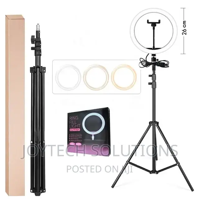 10 Inch Led Ring Light W/ Tripod and Phone Holder