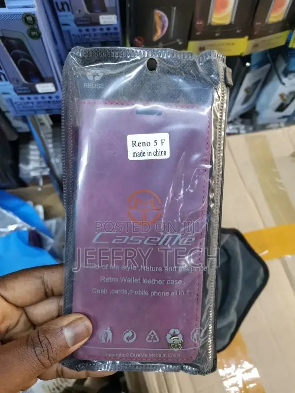 Flip Case Oppo Reno 5F Original CASEME Leather Wallet Casing