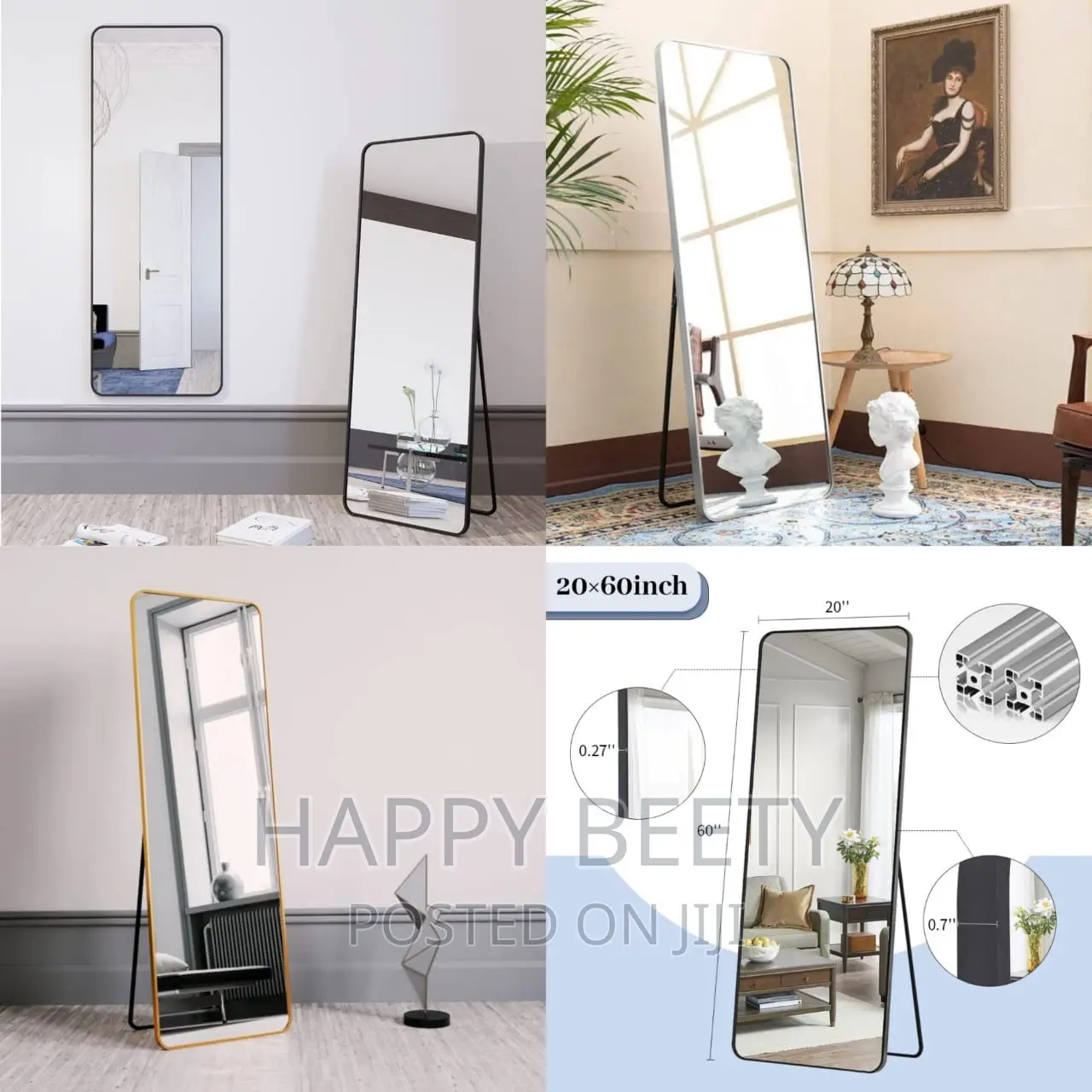 Unbreakable Full Length Nonbreakable Mirror