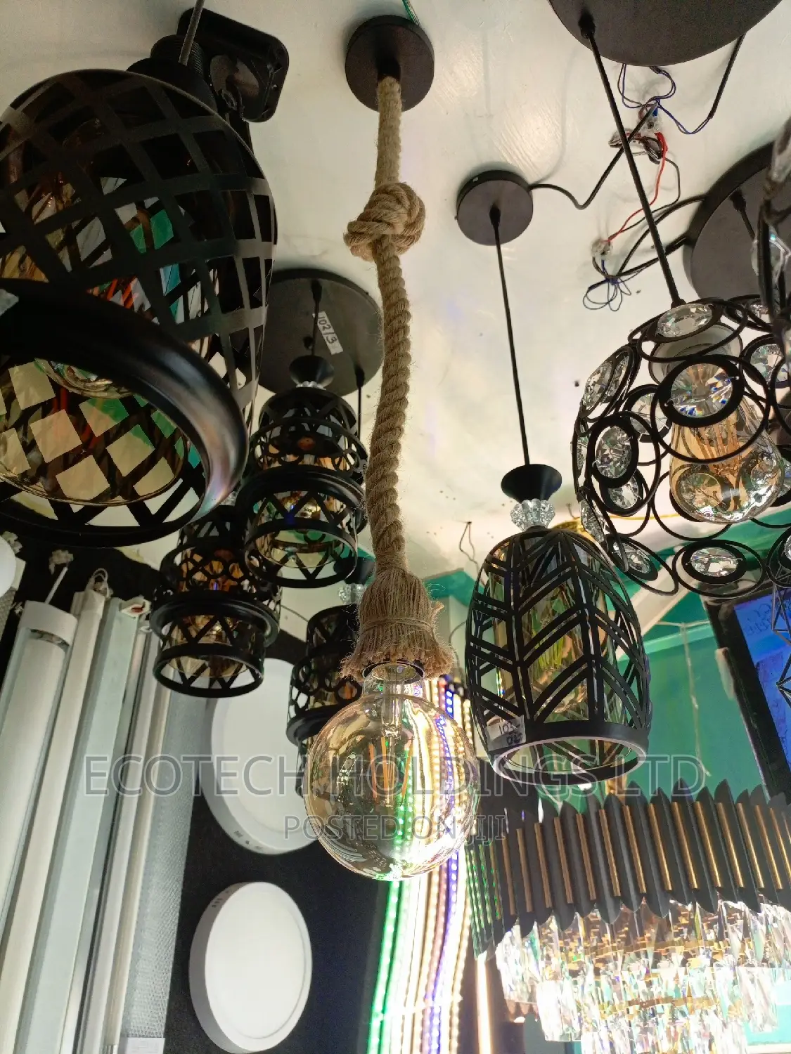Rope Single Pendant Light