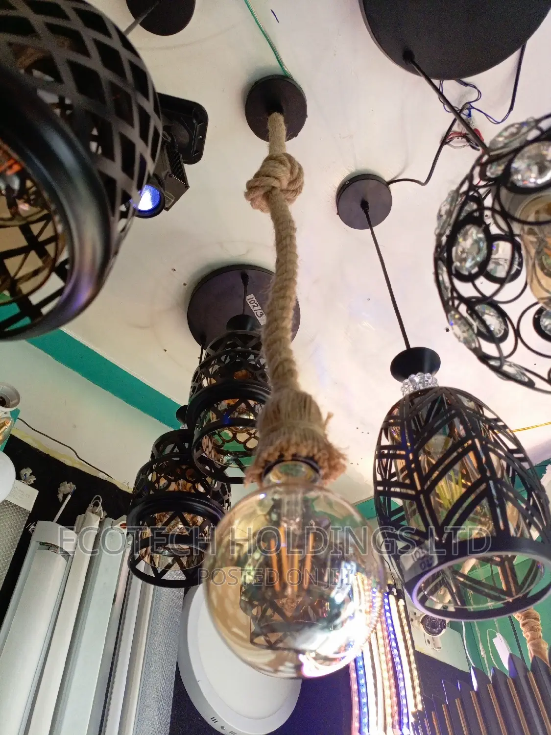 Rope Single Pendant Light