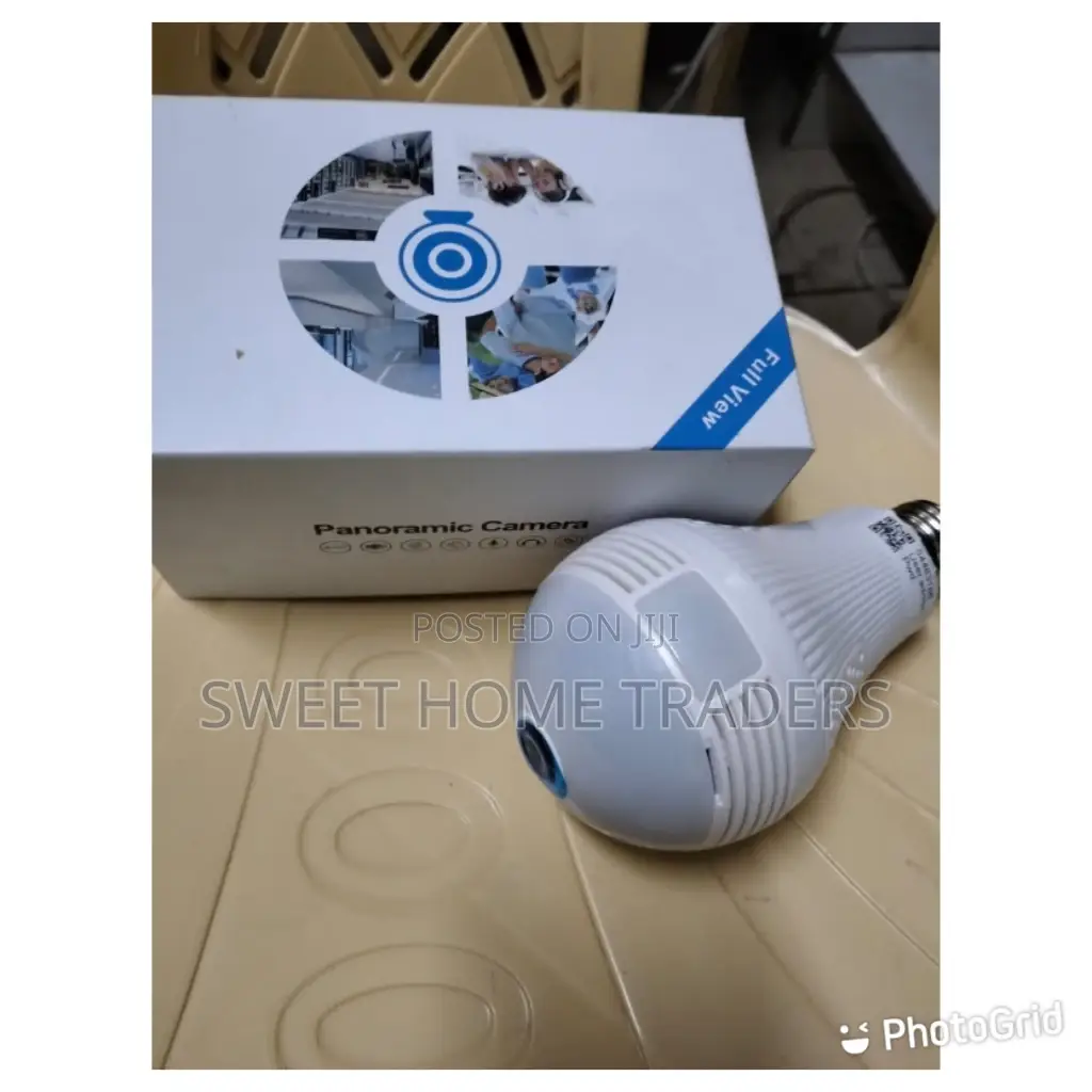 Nanny Camera -HOME CCTV Bulb - 360 Degrees